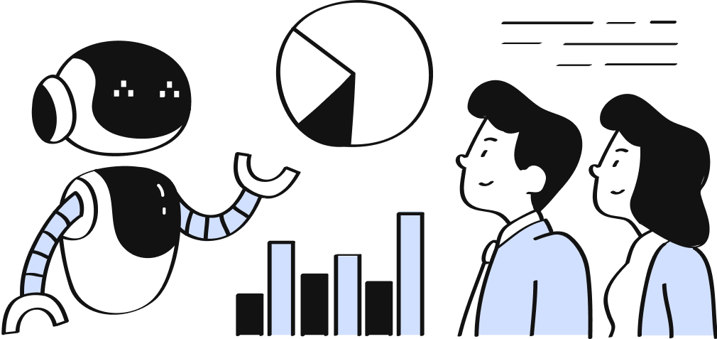 Illustration of landing job offers