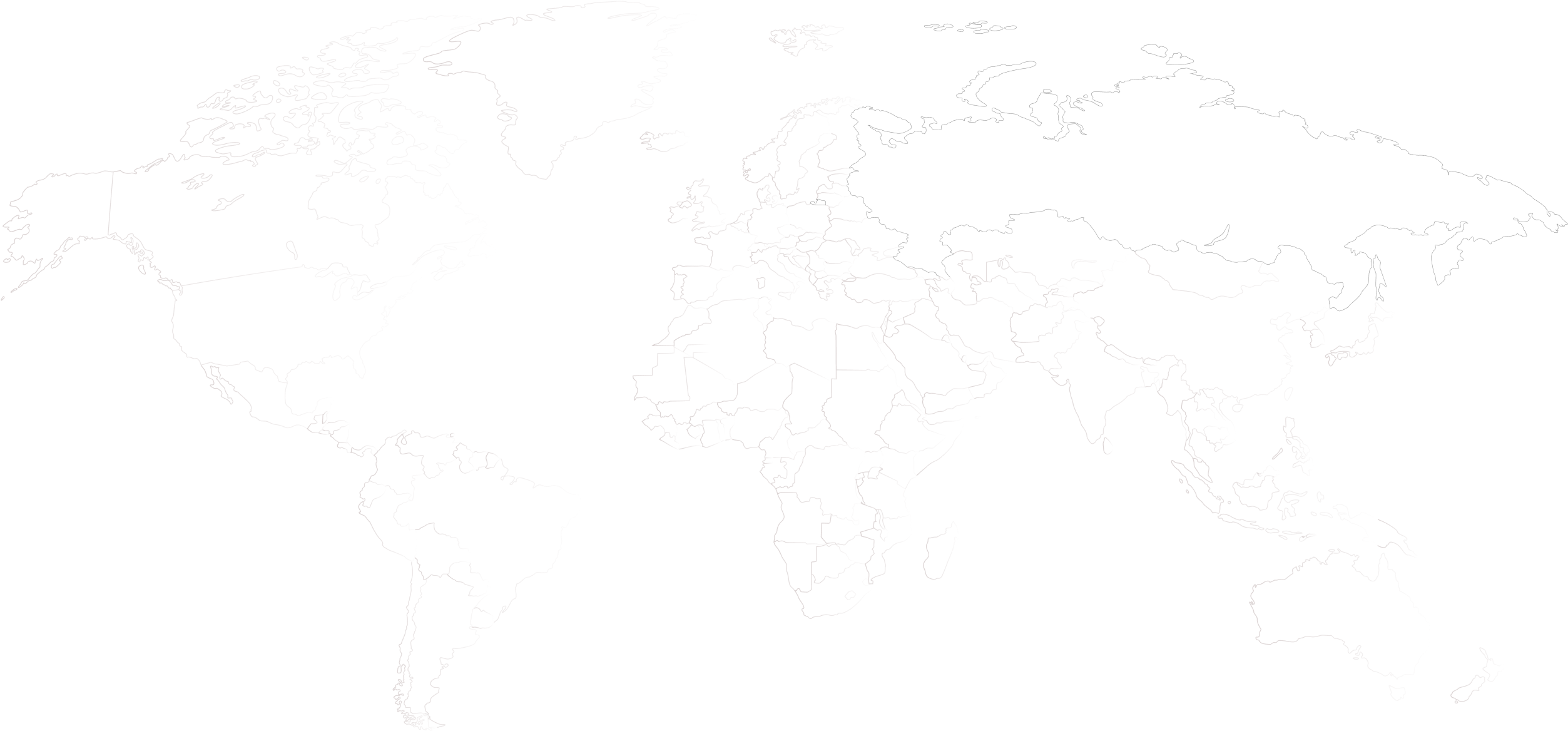 World map with location markers